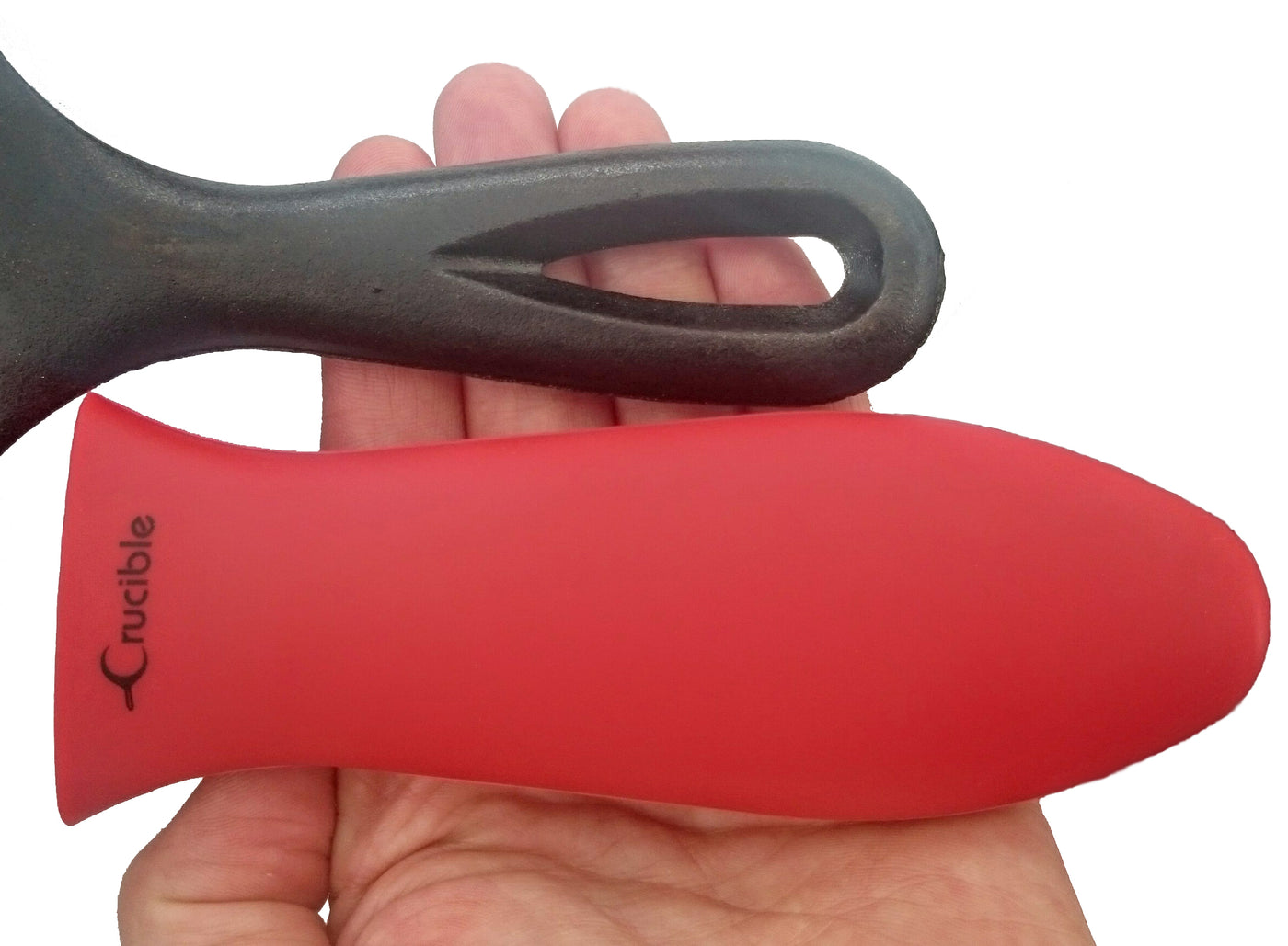 Силиконовый держатель для горячей ручки, прихватка (большая красная), рукоятка, крышка ручки