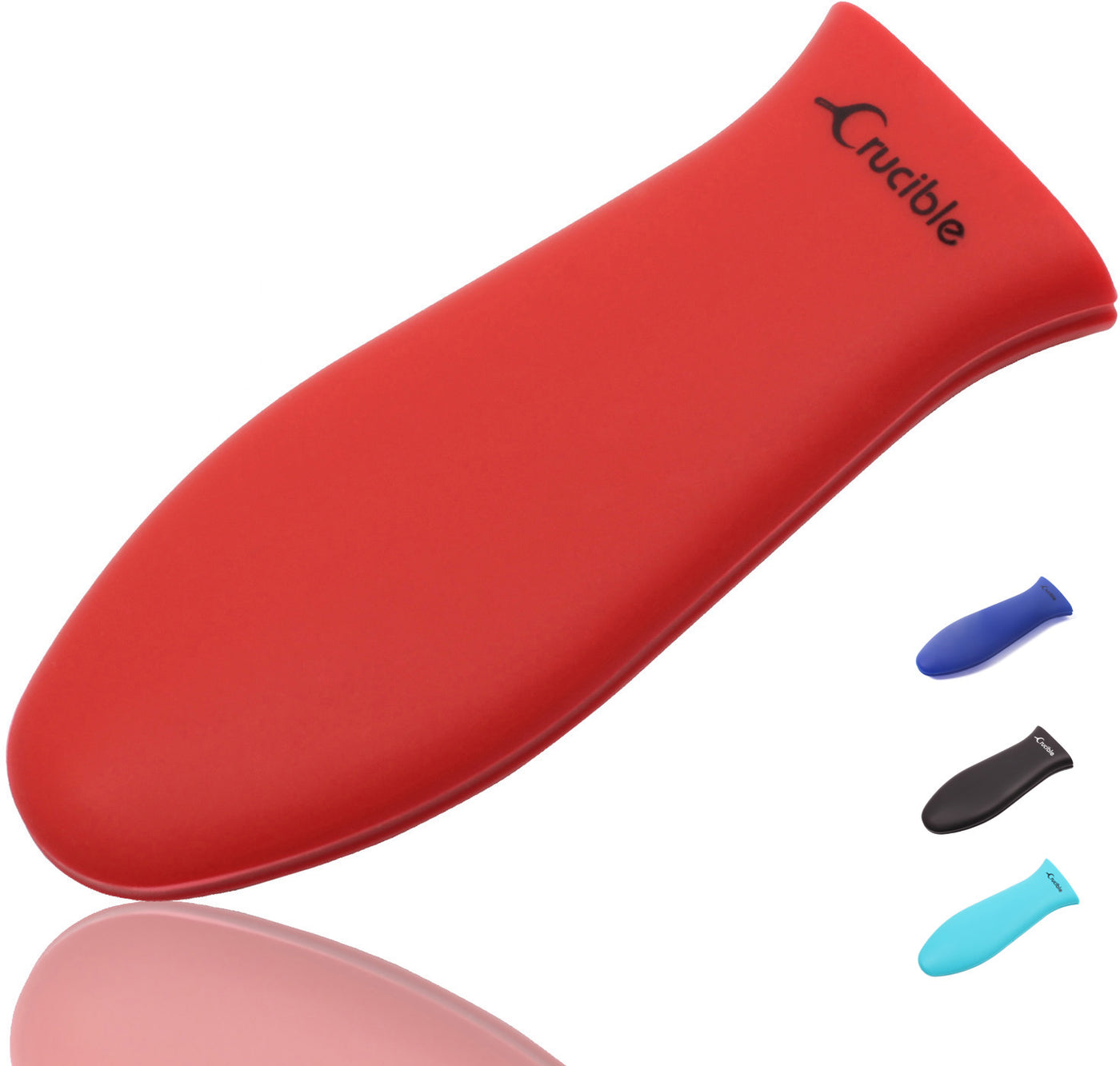 Силиконовый держатель для горячей ручки, прихватка (маленькая красная), рукоятка, крышка ручки