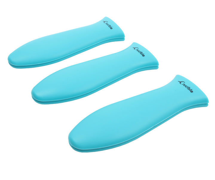 Silicone Hot Handle Holders Light Blue