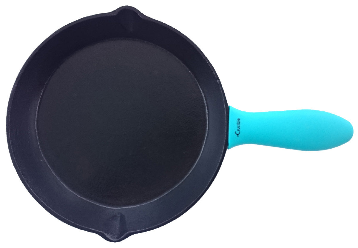 Silicone Potholder (Turquoise Small) for Cast Iron Skillets
