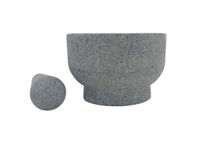 Granit Harç ve Havaneli Seti, 2-1/3 Bardak Kapasitesi, 6 İnç + Çizilmez Koruyucu ve Sarımsak Soyucu