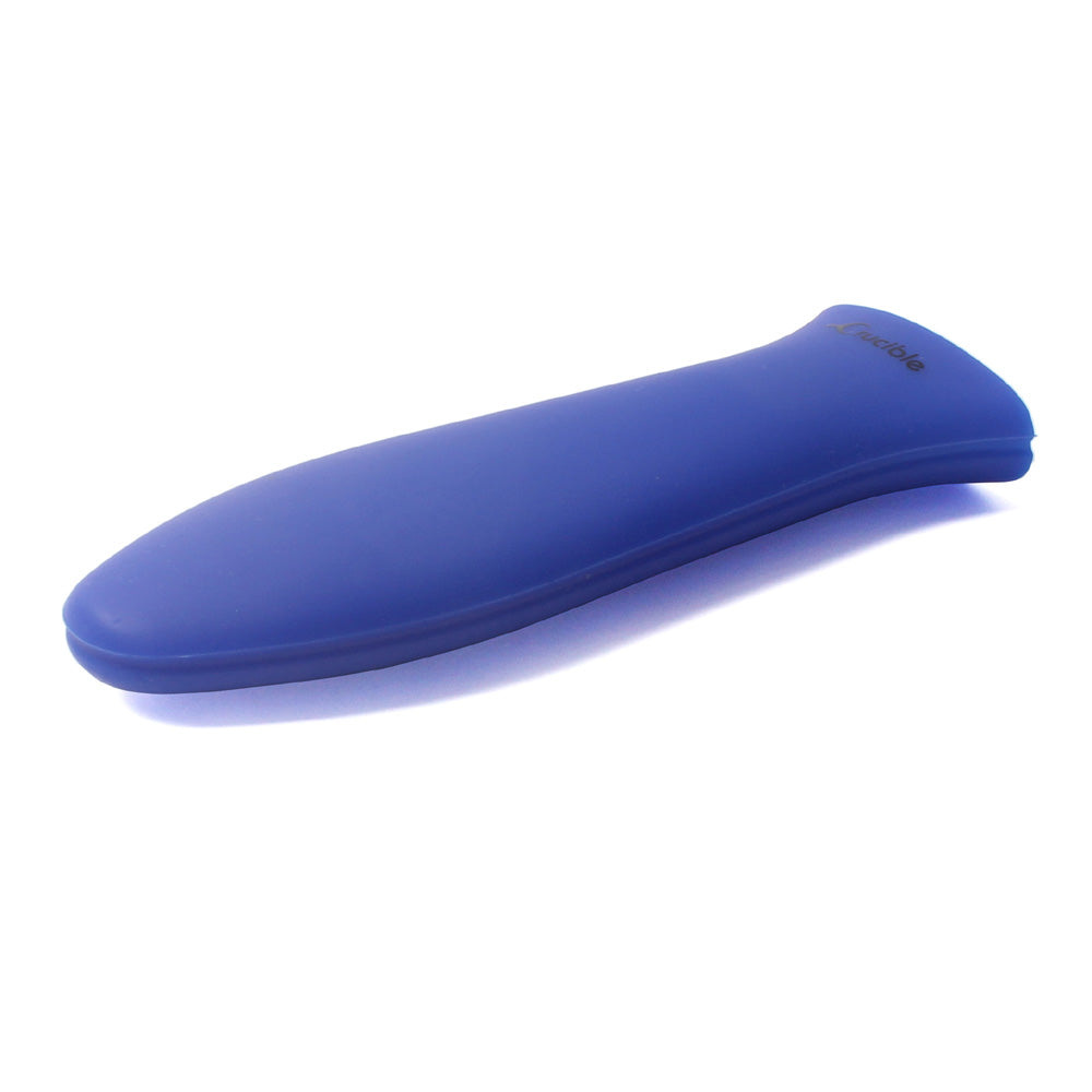 Suporte de alça quente de silicone, pegador de panela (azul pequeno), punho de manga, capa de alça