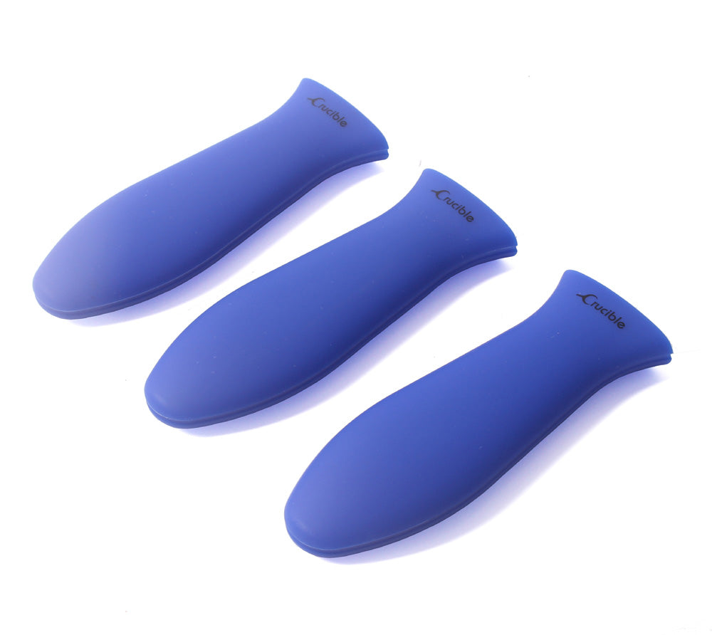 Silikone Hot Handle Holder, Grydelap (Blue Large), Ærmegreb, Håndtagsdæksel