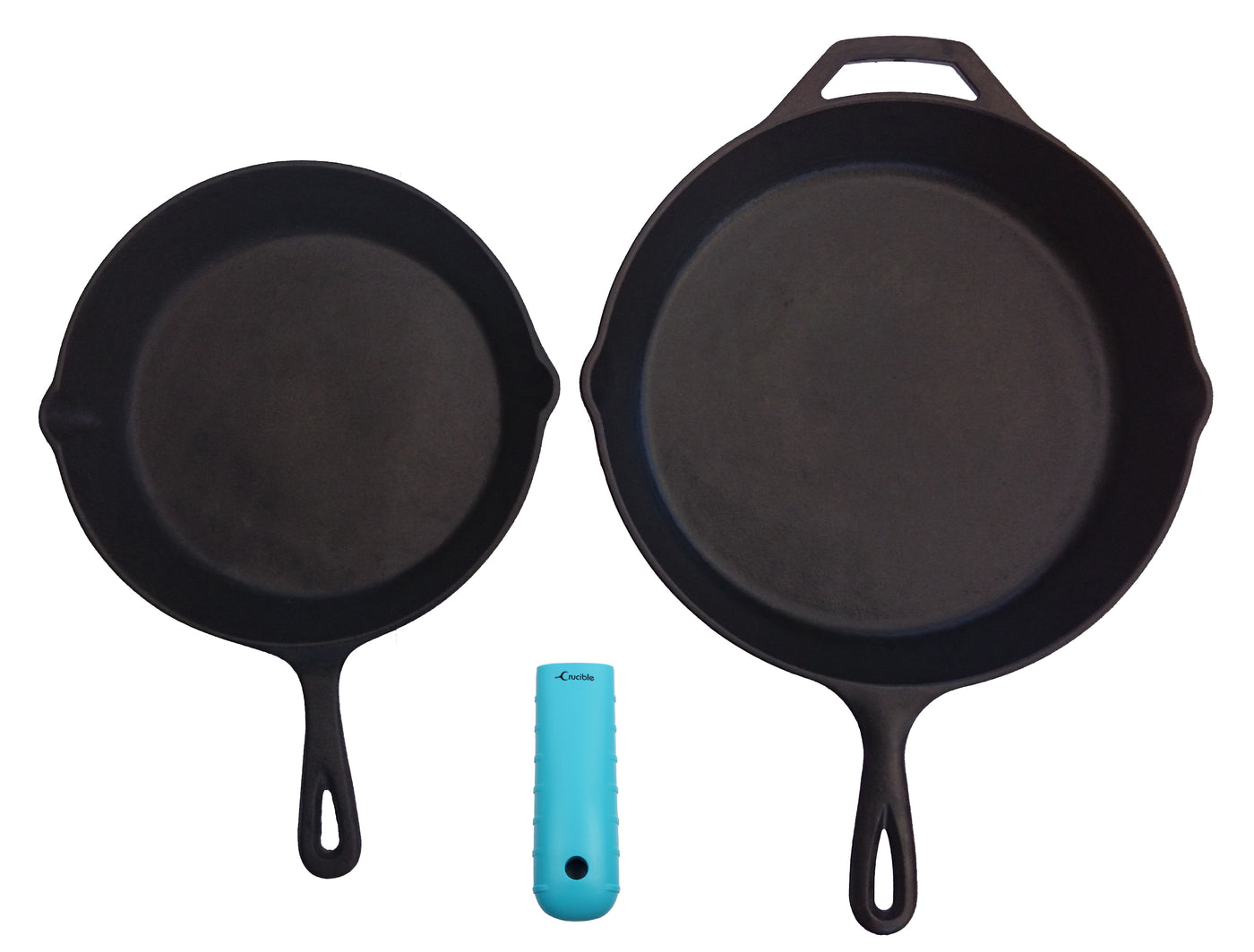 Silicone Potholder (Extra Thick Turquoise) for Cast Iron Skillets and more