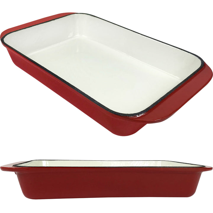 Enameled Cast Iron Rectangular Roaster