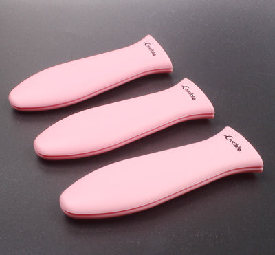 Силиконовый держатель для горячей ручки, прихватка (розовая большая), рукоятка, крышка ручки