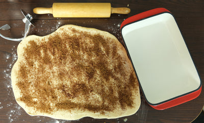 Rostiera rettangolare in ghisa smaltata da 2,9 Qt, casseruola, teglia per lasagne, teglia per arrosti, per cucinare e cuocere - rosso