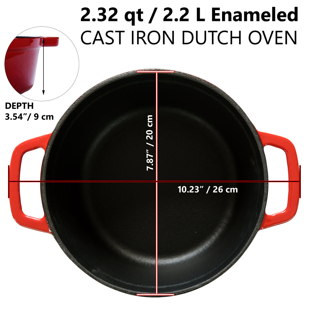 26 cm Cocotte en Fonte Émaillée Four Hollandais 26 cm Cocotte en Fonte Émaillée Four Hollandais