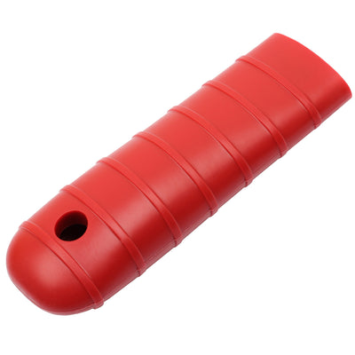 Силиконовый держатель для горячей ручки, прихватка (очень толстая, красная), рукоятка, крышка ручки