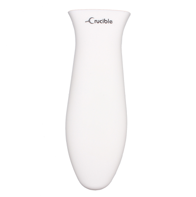 Σιλικόνη Potholder (White Large) για Μαντεμένια Τηγάνια