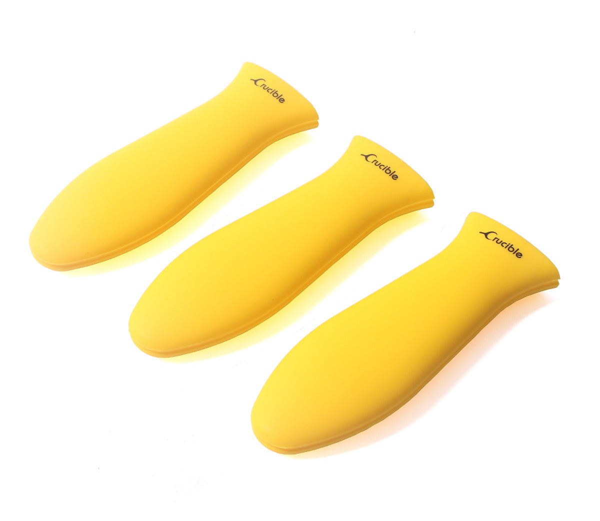 Topflappen aus Silikon (Gelb, groß) für Gusseisenpfannen