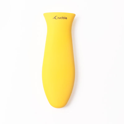 Topflappen aus Silikon (Gelb, groß) für Gusseisenpfannen